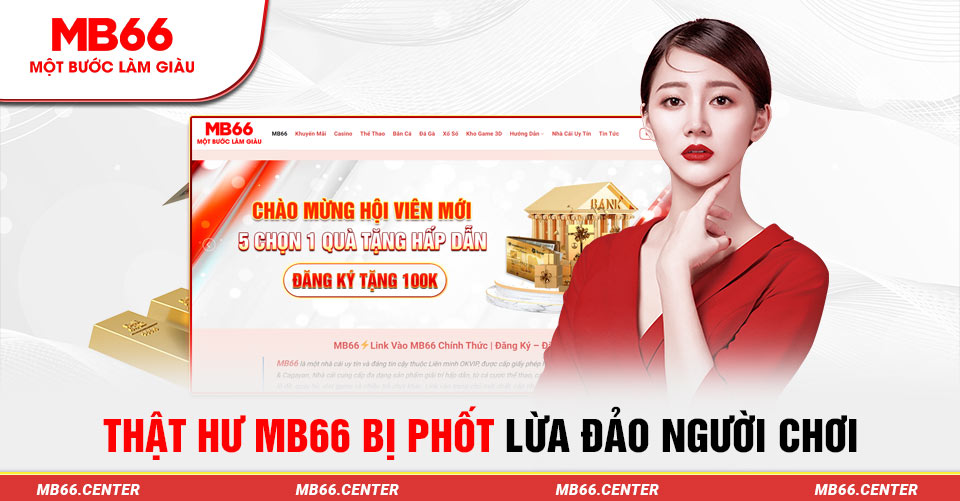 Nhà cái Mb66 lừa đảo